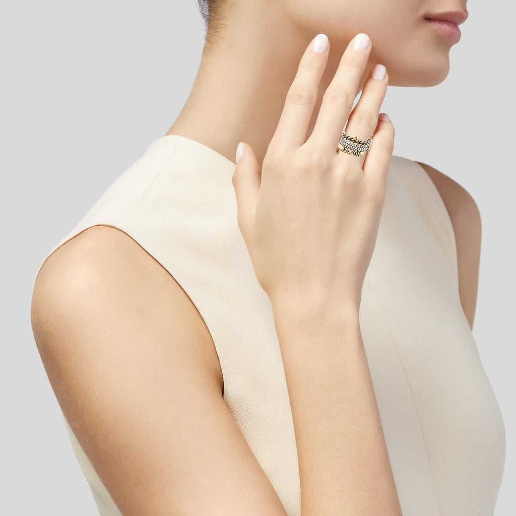 18K Dior Pearl & Crystal J'Adior Rings