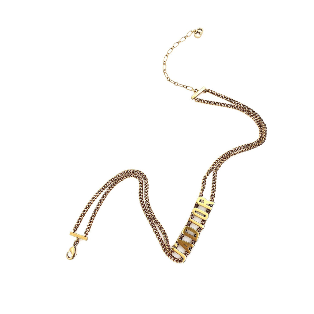 18K Dior J'Adior Choker Chain Necklace