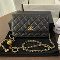 CHANEL CLASSIC WOC 19CM BLACK LAMBSKIN GOLD HARDWARE