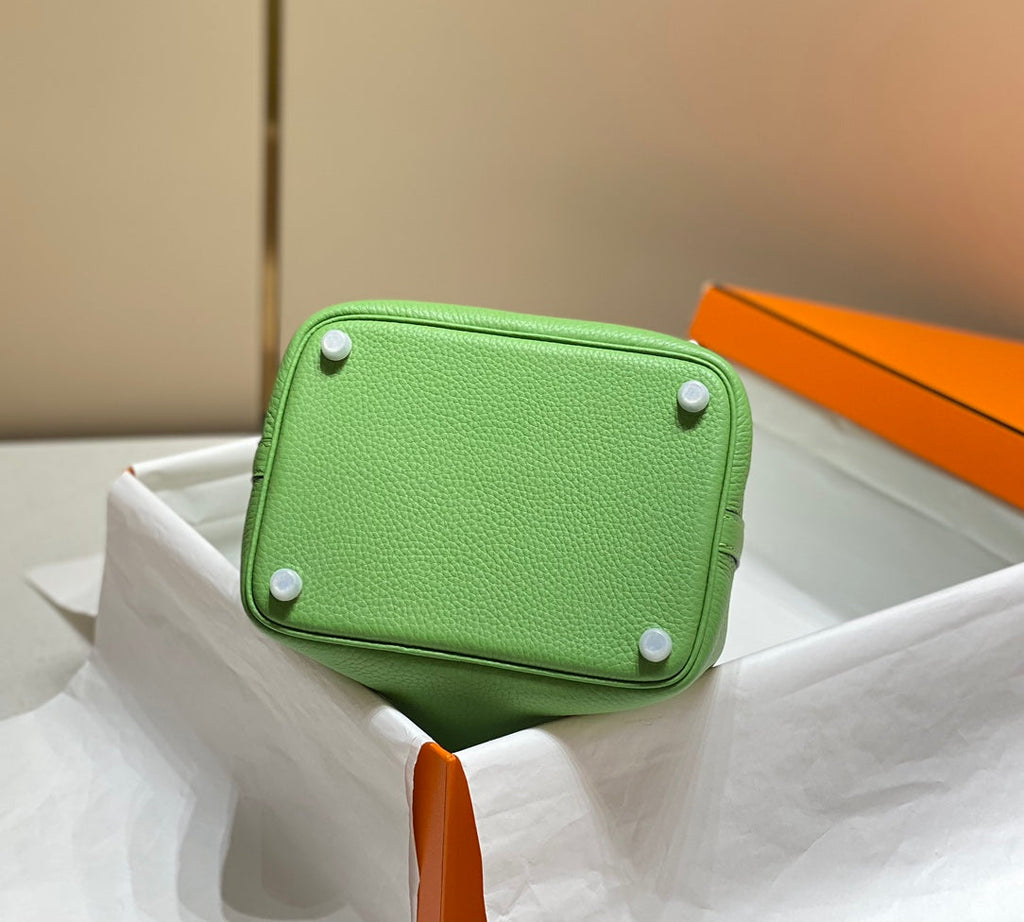 HERMES picotin lock 18 green togo shw