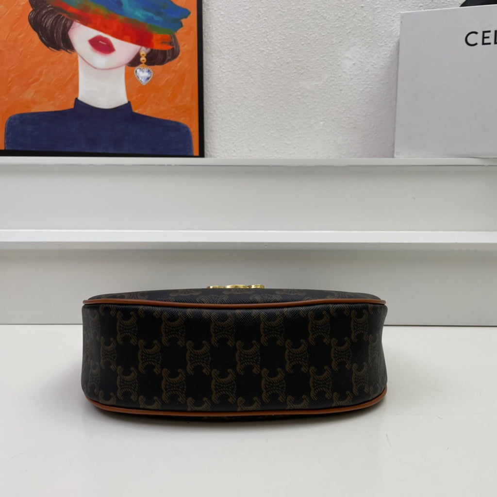 CELINE 23 CALFSKIN BAG BLACK PATTERN