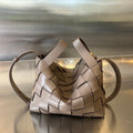 BOTTEGA VENETA SMALL 22 CASSETTE IN CAMEL BROWN LAMBSKIN