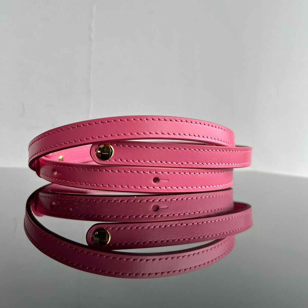 CELINE Triomphe 11 Hot Pink Calfskin Handbag