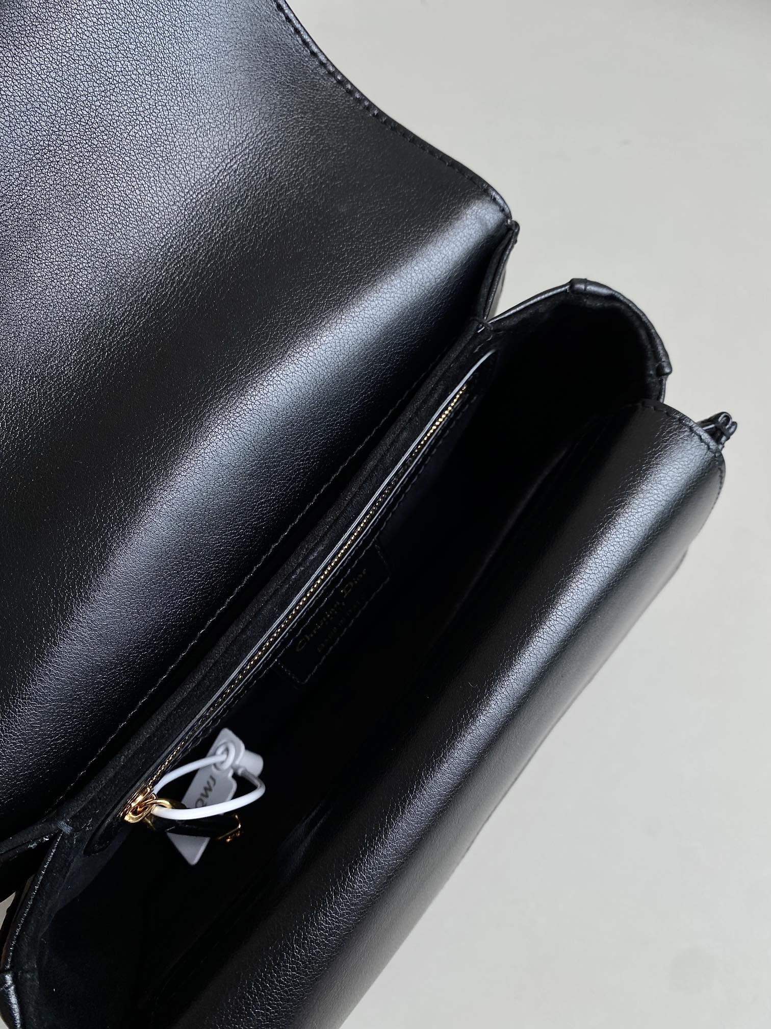DIOR MINI JOLIE 22 BAG BLACK CALFSKIN