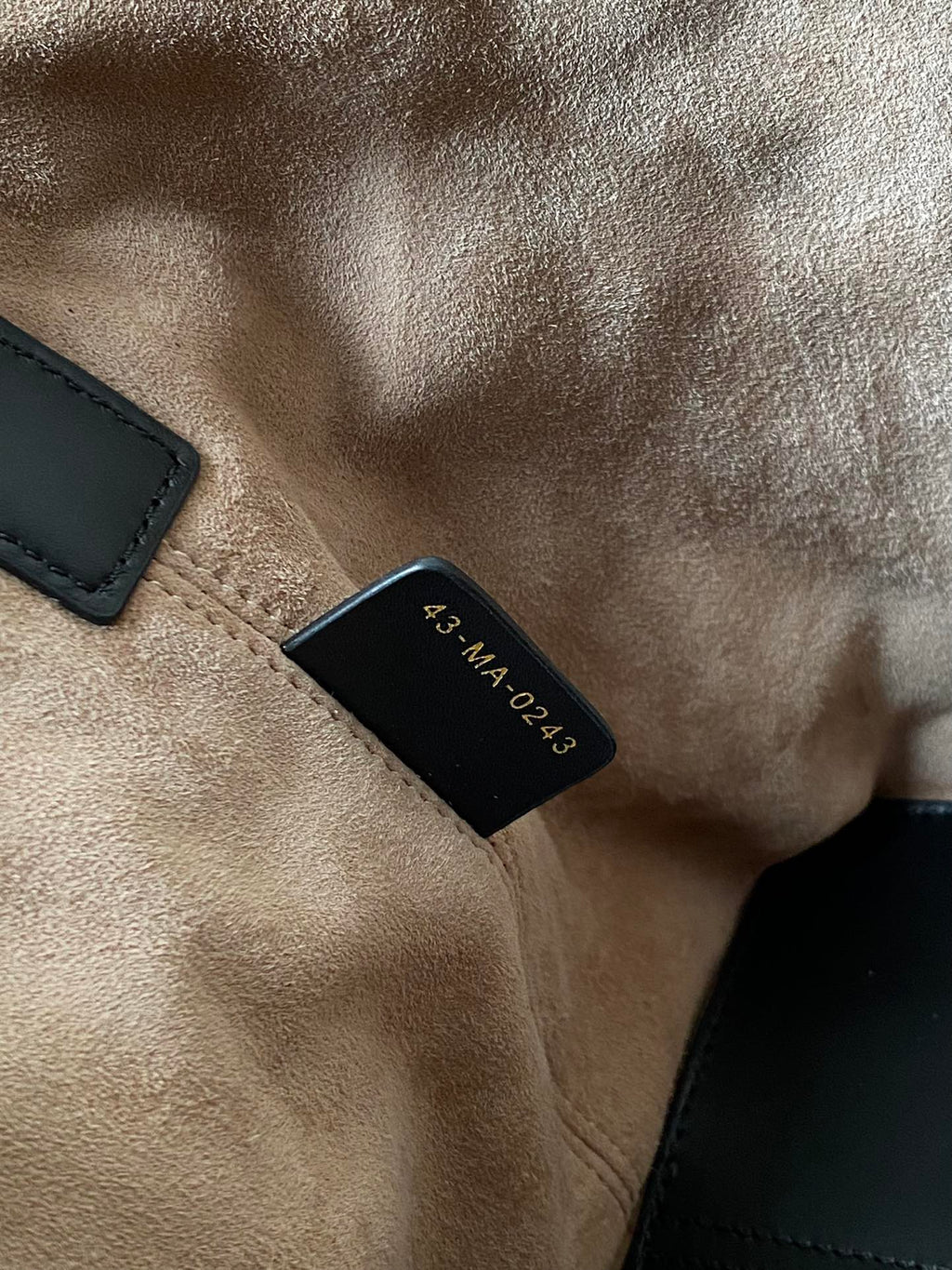 DIOR MEDIUM TOUJOURS BAG 28 IN BEIGE CANNAGE CALFSKIN BLACK STRAP