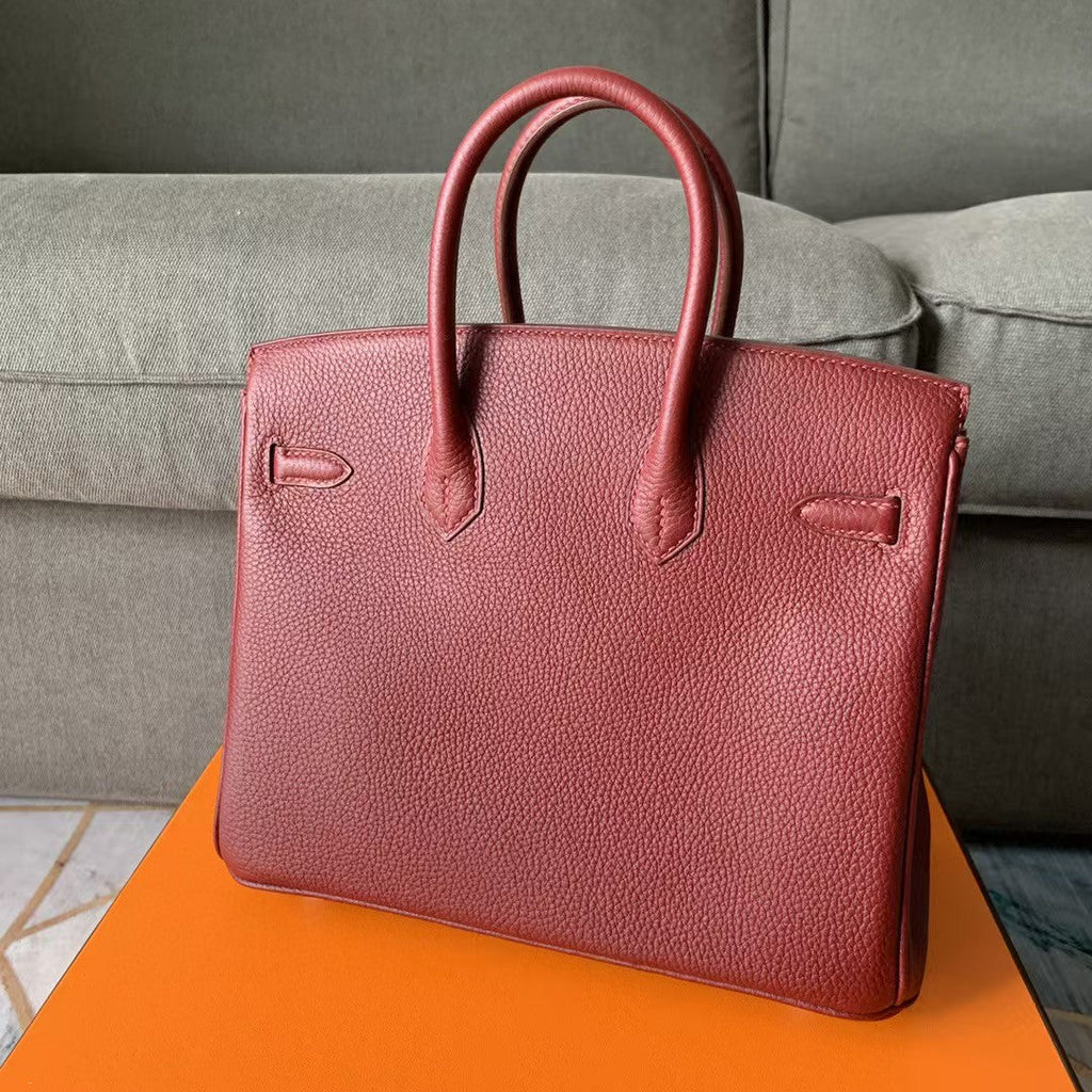 HERMES BIRKIN 30CM JAM CALFSKIN SILVER HARDWARE
