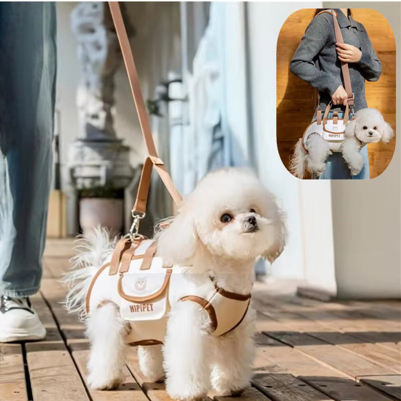 Small Dog Whole Body Lift Harness Pet Backpack