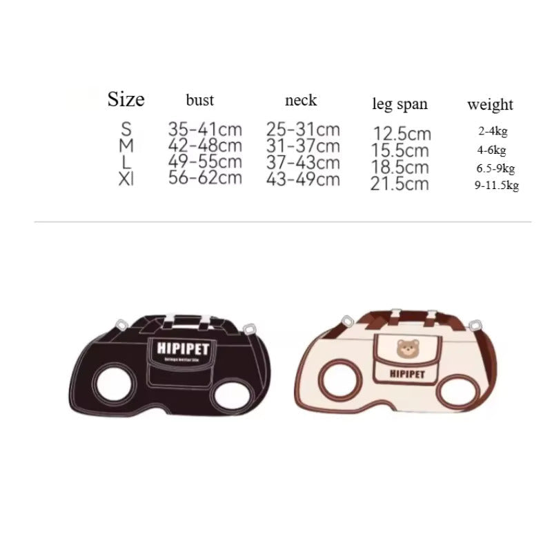 Small Dog Whole Body Lift Harness Pet Backpack