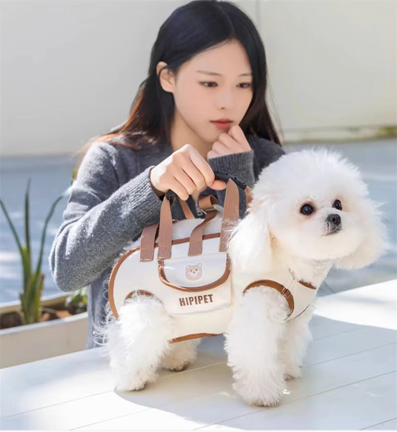Small Dog Whole Body Lift Harness Pet Backpack