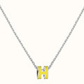 18K Mini Pop Hermes Yellow Necklace
