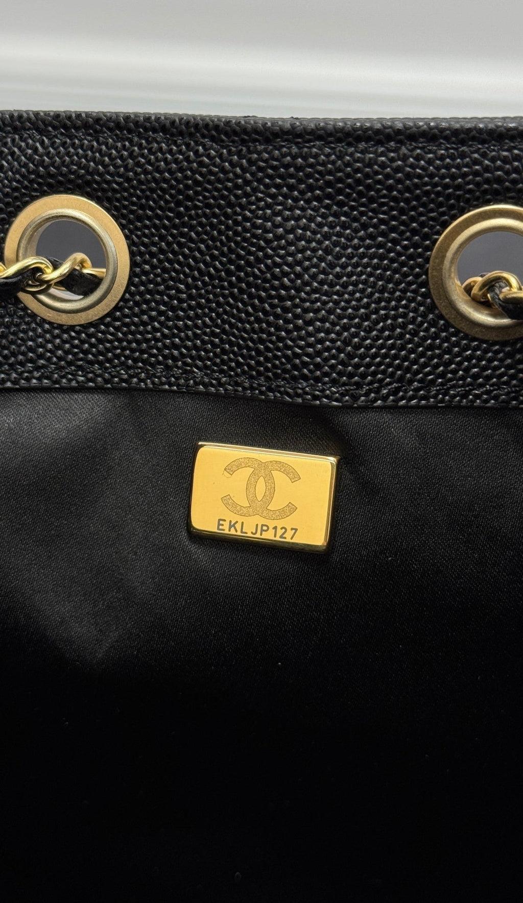 CHANEL 25S HOBO BAG 30 IN BLACK CAVIAR