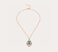 18K BVLGARI Serpenti Malachite Necklace