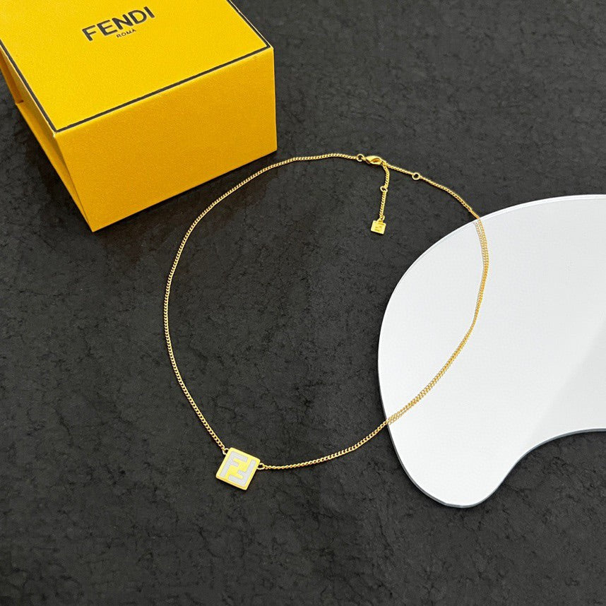 18K Fendi Forever Pink Necklace
