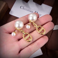 18K Dior Pearls Earrings