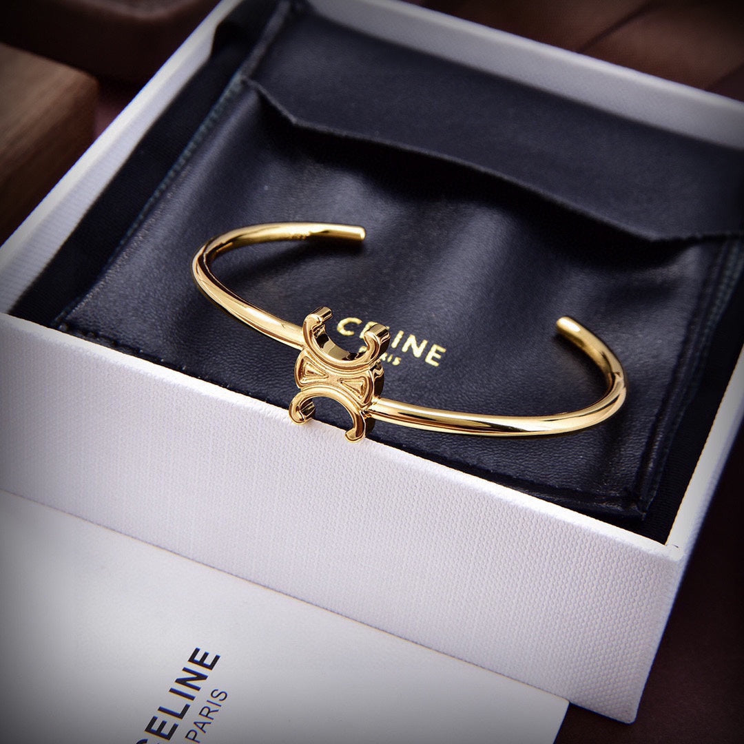 18K Celine Asymmetric Bracelet