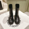 CHANEL SHORT BOOTS BROWN CALFSKIN