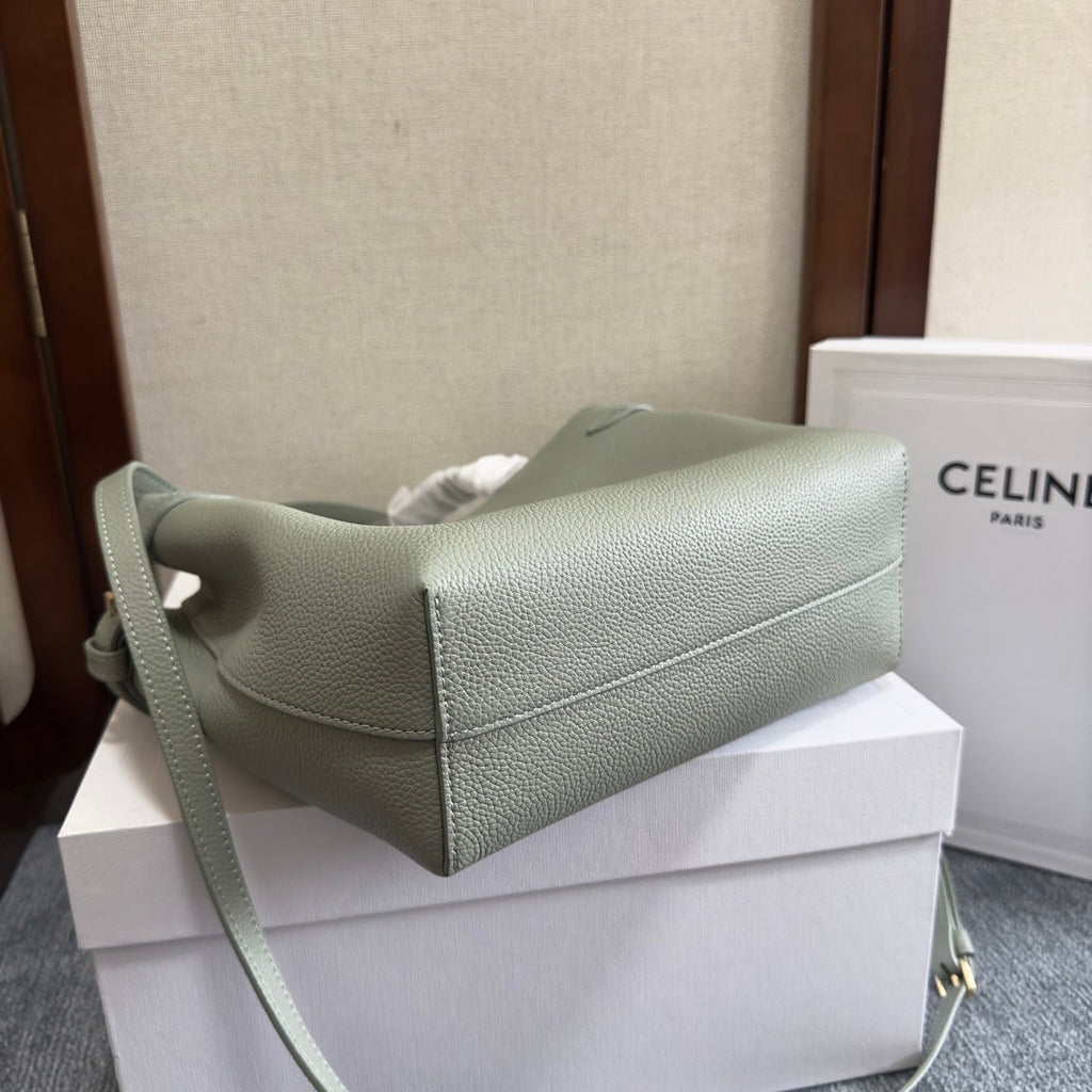 CELINE MINI CABAS ANAIS CUIR TRIOMPHE 20 IN LIGHT CLAY GRAINED CALFSKIN