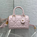 DIOR GROOVE 20 BAG IN LIGHT PINK LAMBSKIN