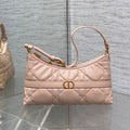 DIOR MISS CARO CIGALE MINI 24 BAG IN POWDER PINK MACROCANNAGE LAMBSKIN