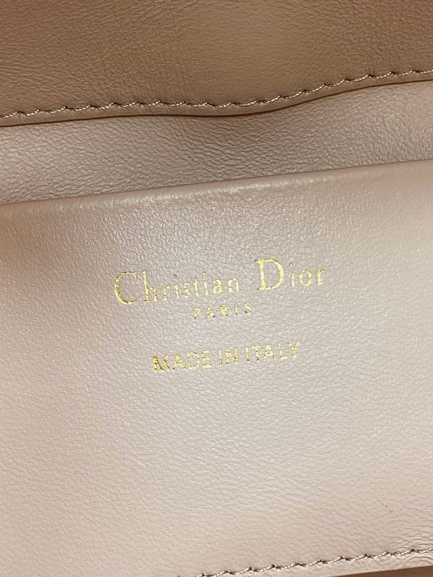 DIOR 25S ALWAYS MINI BAG 16 IN LIGHT PINK MACROCANNAGE CALFSKIN GOLD HARDWARE