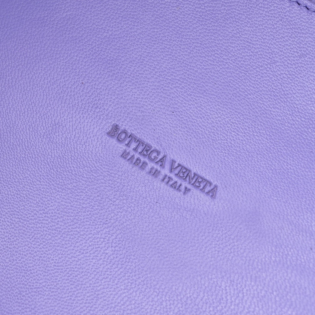 BOTTEGA VENETA Large Cabat 45cm Purple Lambskin Ghw