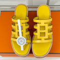 HERMES ISABELLA SANDAL LEMON CALFSKIN