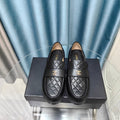 CHANEL MOASINS BLACK QUILTED CALFSKIN