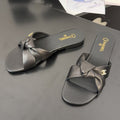 CHANEL LACE MULE 2 CM IN BLACK LAMBSKIN