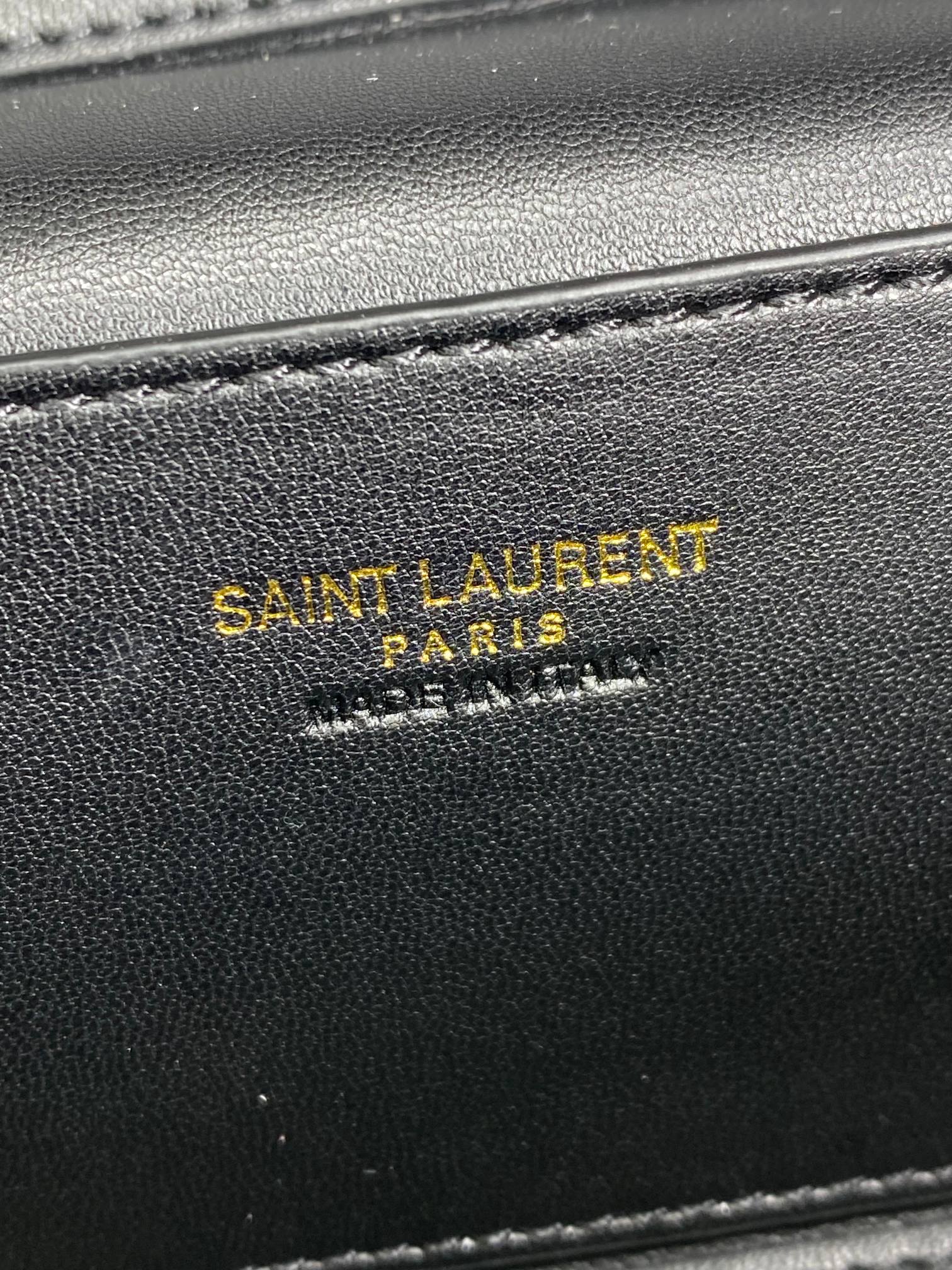 GABY MINI VANITY 18 IN IVORY WHITE LAMBSKIN GOLD HARDWARE