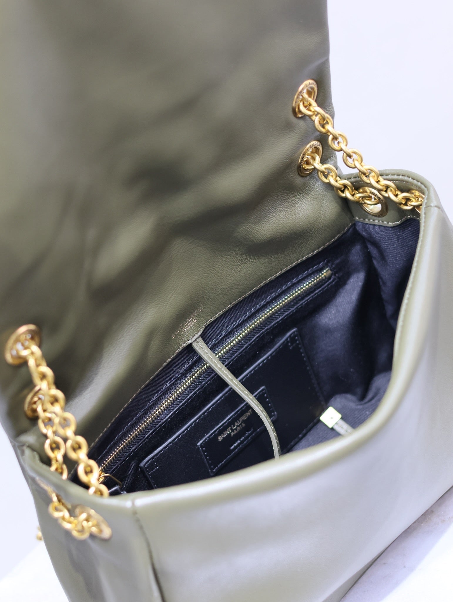 YSL 25S JAMIE 25 IN LIGHT MUSK LAMBSKIN GOLD HARDWRE