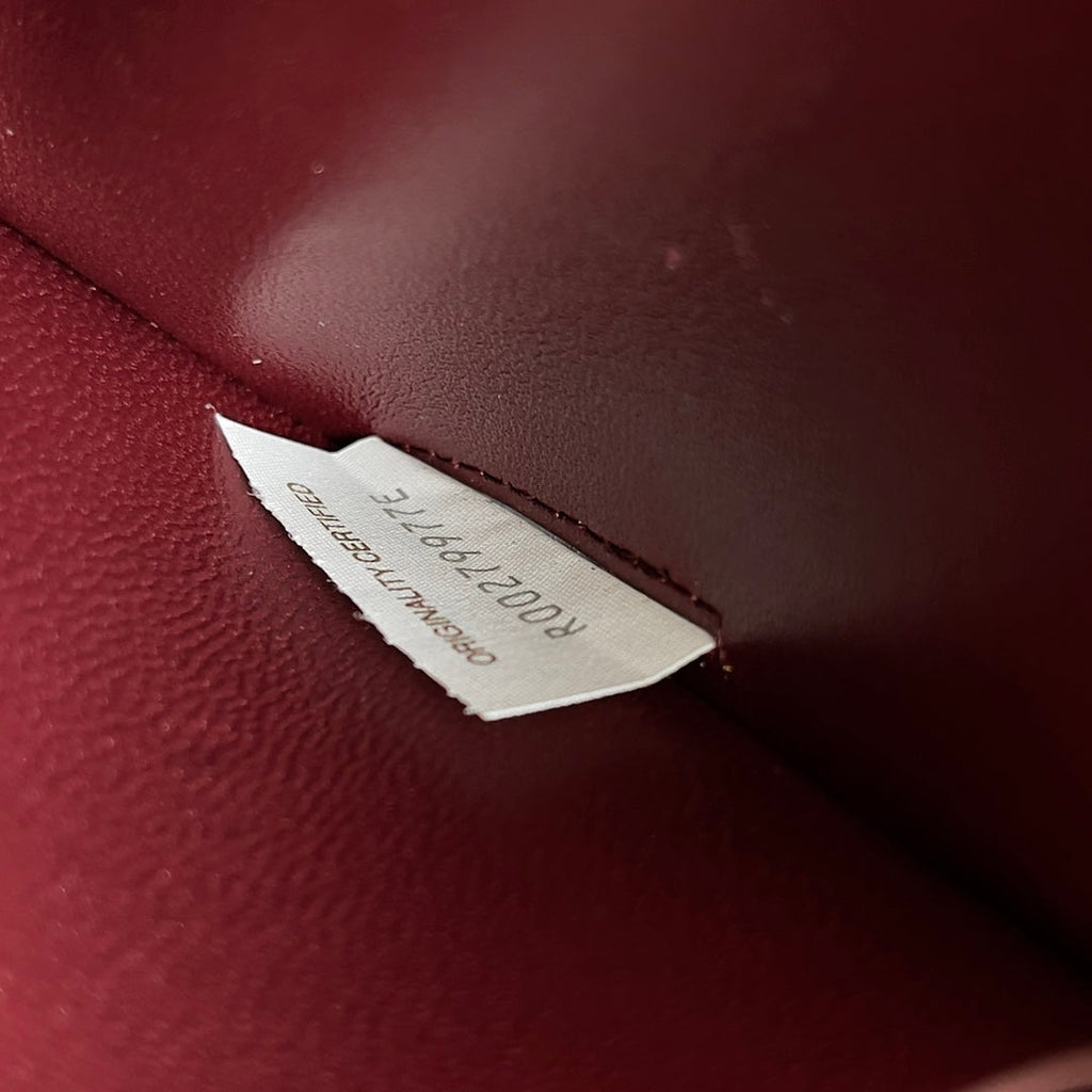 BOTTEGA VENETA ANDIAMO BAG 19 IN BAROLO CALFSKIN