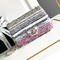 CHANEL MINI 21 FLAP BAG IN COLORFUL WOOL TWEED